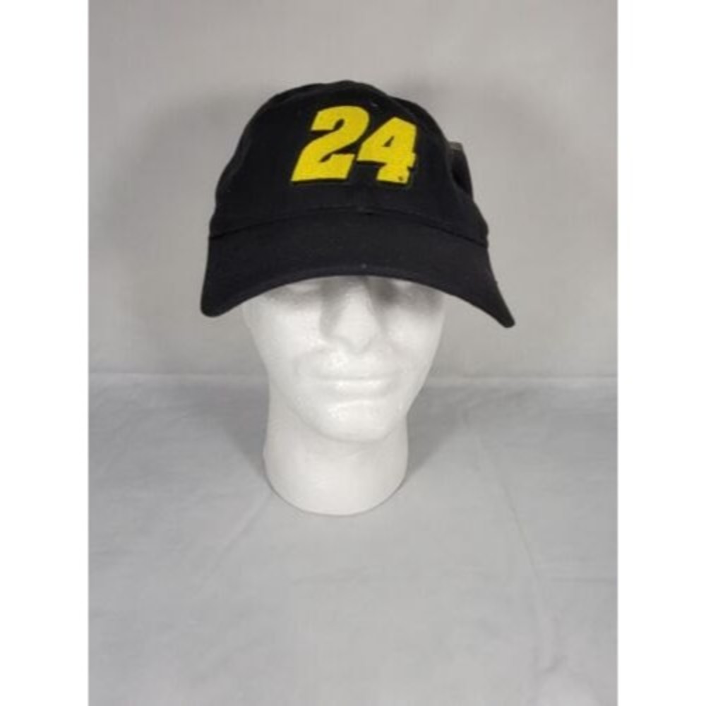 Ouray Sportswear Men's NASCAR Adjustable Hat strapback Jeff Gordon #24 Black Tag